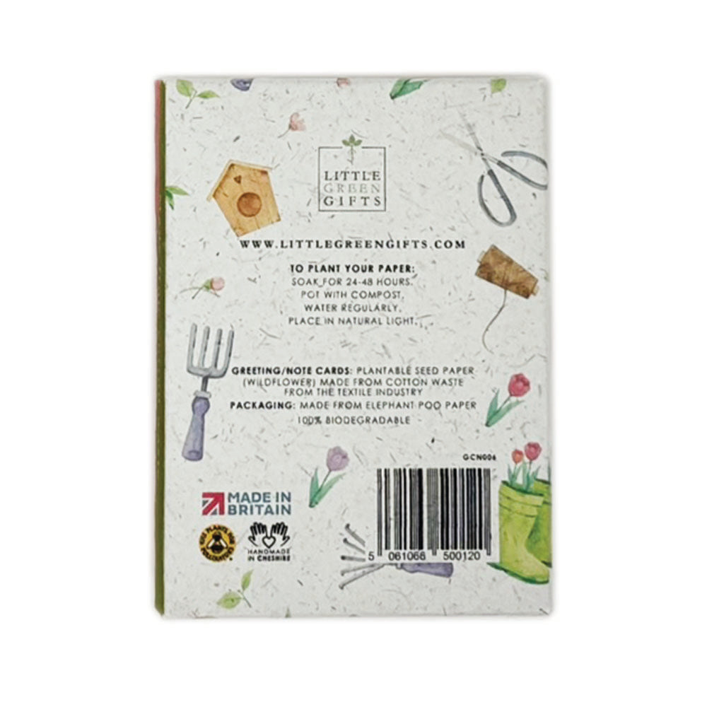 Gardening Glee Plantable Notecard Set