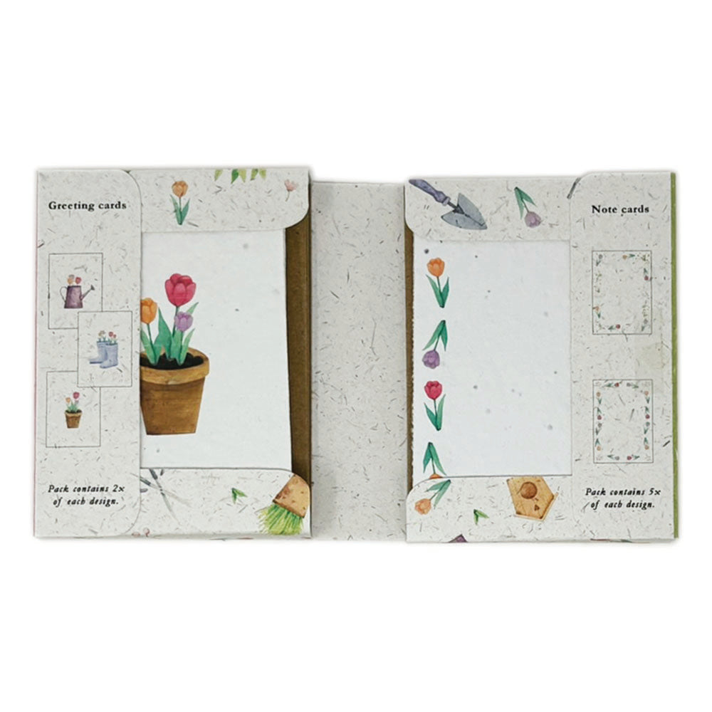 Gardening Glee Plantable Notecard Set