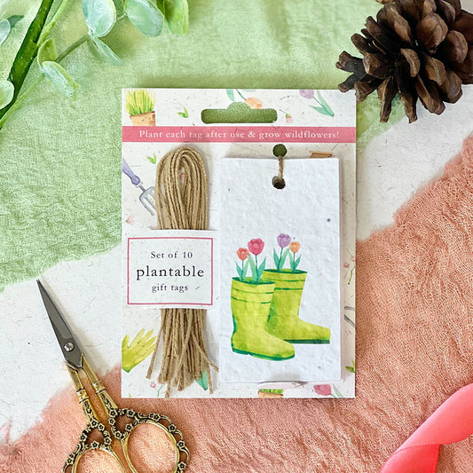 Gardening Glee Plantable Gift Tags