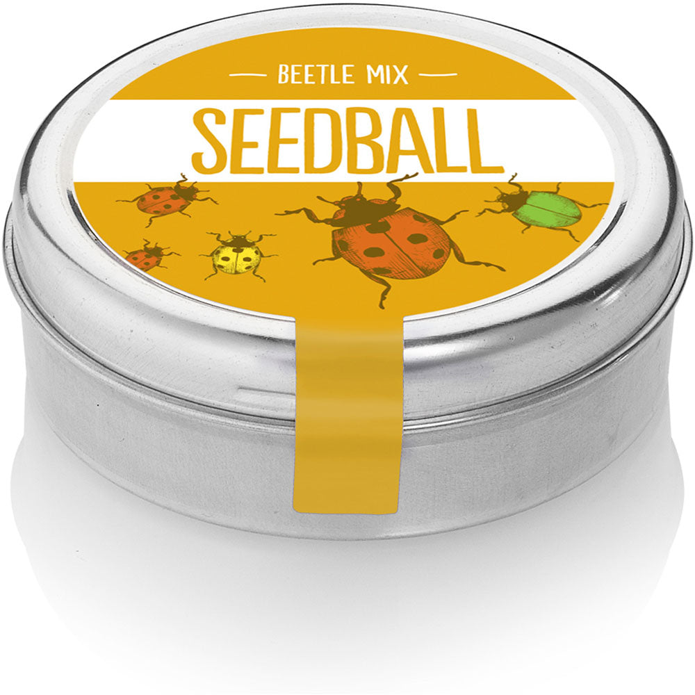 Beetle mix seedball tin