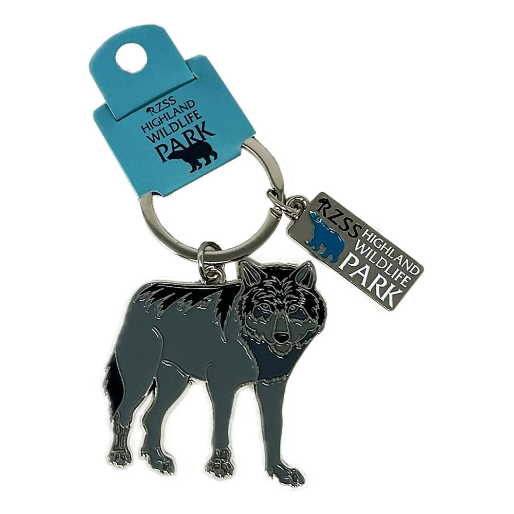 Highland Wildlife Park Shaped Metal Keyring