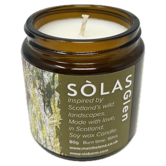 Sòlas Siabann x Mairi Helena Glen Soy Candle