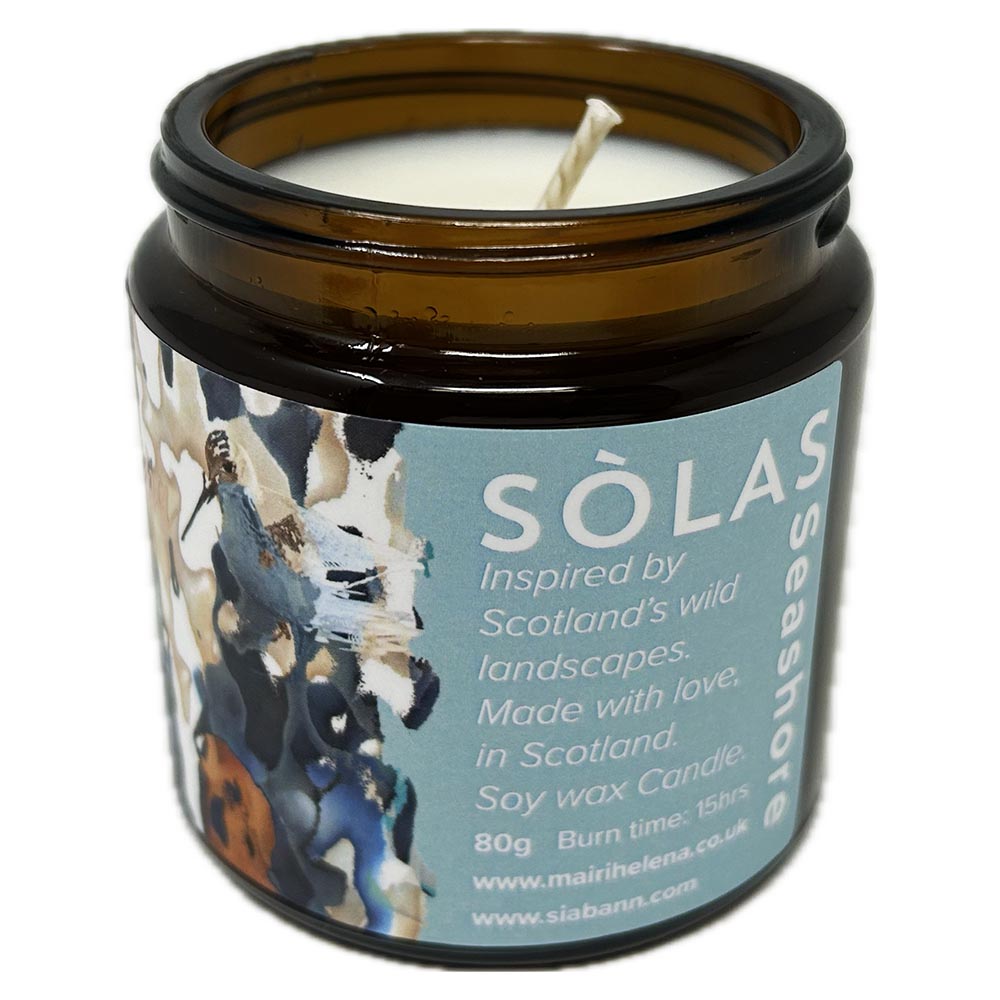 Sòlas Siabann x Mairi Helena Seashore Soy Candle