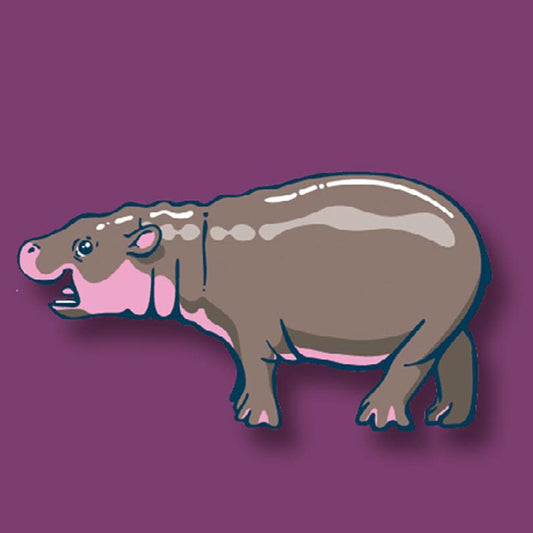 Get your hooves on this RZSS Standing Haggis the Hippo Pin Badge.
4cm x 2.5cm in size with safety stud back release.
