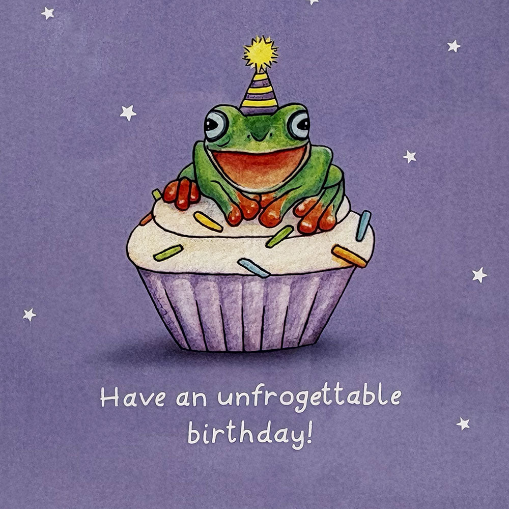 Unfrogettable birthday greeting card