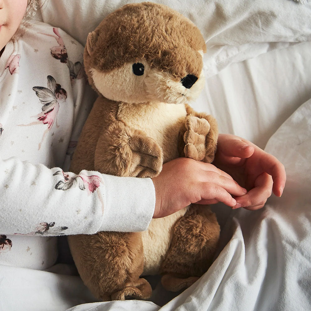 This fully microwaveable otter soft toy is perfect to snuggle up to and provide that extra warmth and comfort during the cold winter evenings. The perfect gift for otter lovers.
Contains treated millet seeds and dried lavender.
Dimensions: Height 21cm, Width 14cm 