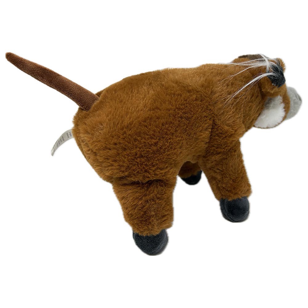 This Eco Supersoft Red River Hog soft toy from Zappi is 100% recycled, making him not only cute but also good for the environment. A well stuffed plush body with fluffy ear tufts, a felt nose for rubbing and safety beaded eyes. He would definitely love to wallow in your hugs.
Find out more about our Red River Hogs here.
37cm