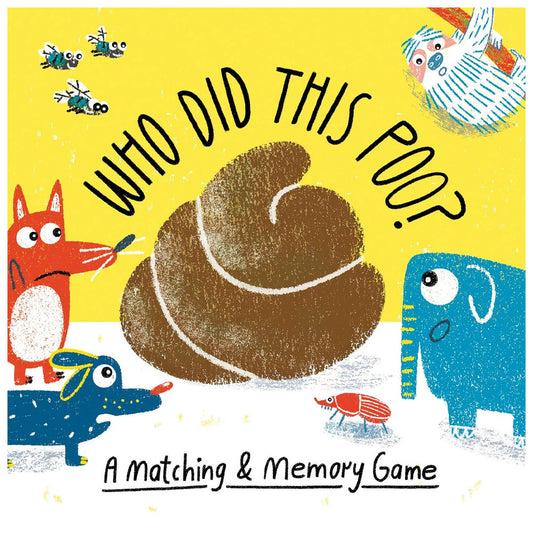 Did you know that wombats poo in cubes? Do you know which animal does sparkly poo? In this fun and slightly irreverent game kids can match 27 animals to their droppings while satisfying their endless fascination with poo. Also comes with a booklet full of fun poo facts! Who Did This Poo Matching Memory Game