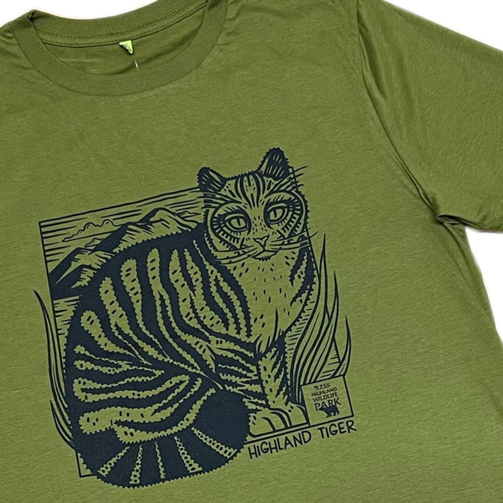 Highland Tiger T-shirt - Green