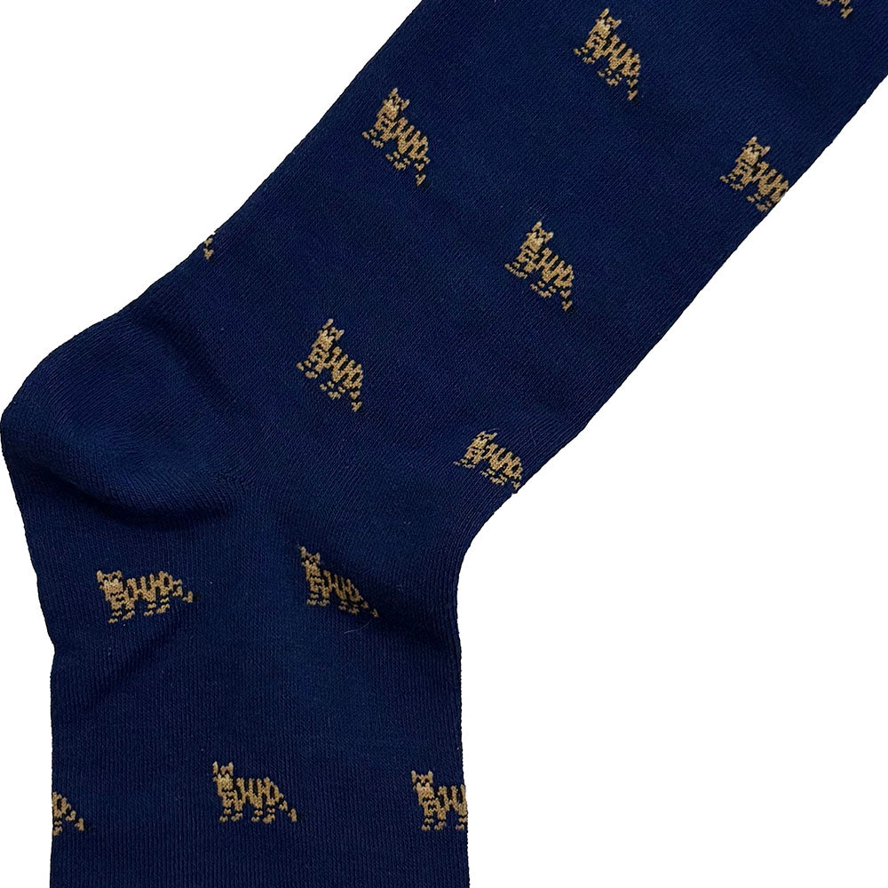 Wildcat Socks - Navy