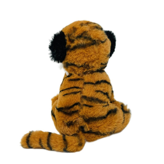 Re-PETs are made of 100% RPET.  RPET (Recycled polyethylene terephthalate) comes from plastic that has been used for packaging such as water and soda bottles. The plastic is collected, sorted, leaned and shredded into pellets that can be melted again and spun into threads. The threads can then be knitted or woven into fabric that can be used in making your new favourite plush toy!  Size: 19cm/7'5"