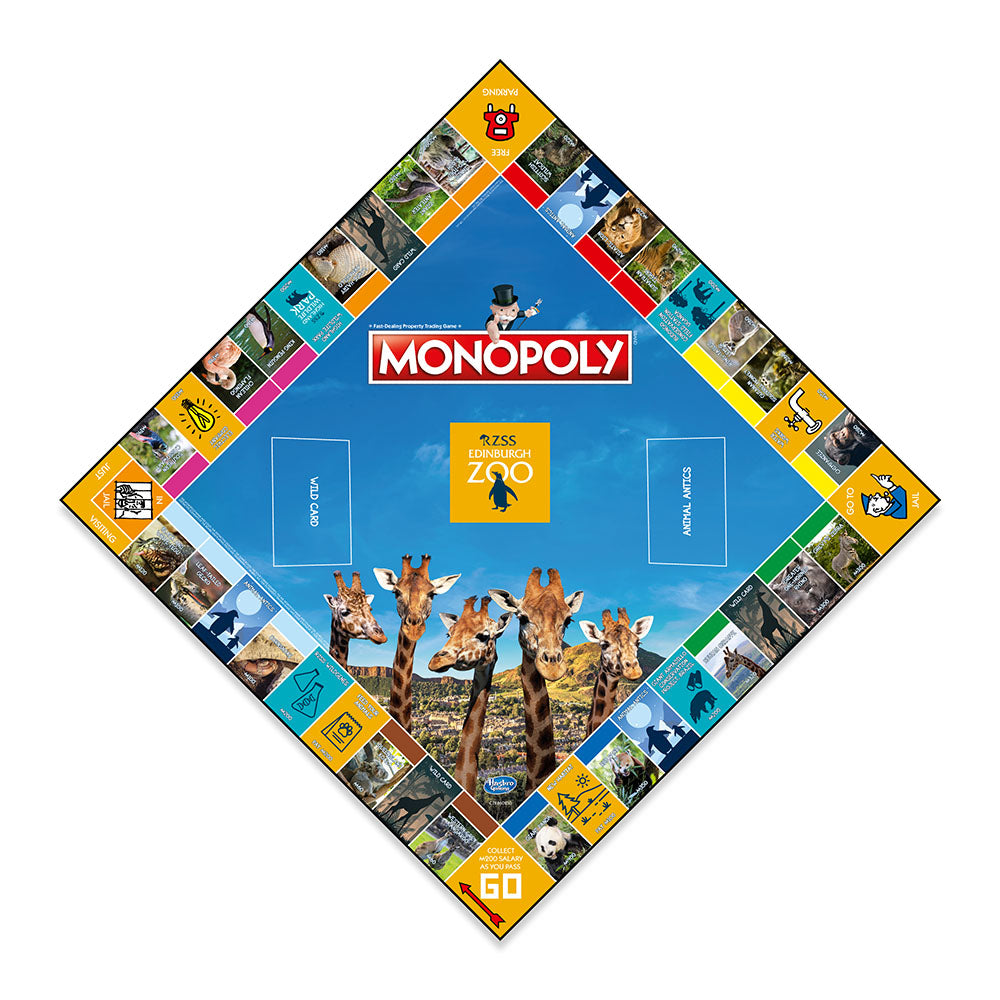 Ever wanted to own your very own portion of the zoo? Well, now you can, and from the comfort of your coffee table, with the new Monopoly Edinburgh Zoo Edition. Forget Pall Mall and Old Kent Road: this is much more fun. Choose your favourite animals to adopt, from the western grey kangaroo to the giant panda, via geckos, armadillos, tigers and more. Build the enclosures and habitats they need to thrive. Instead of Community Chest and Chance, use Wild Cards and Animal Antics to get ahead of your opponents.