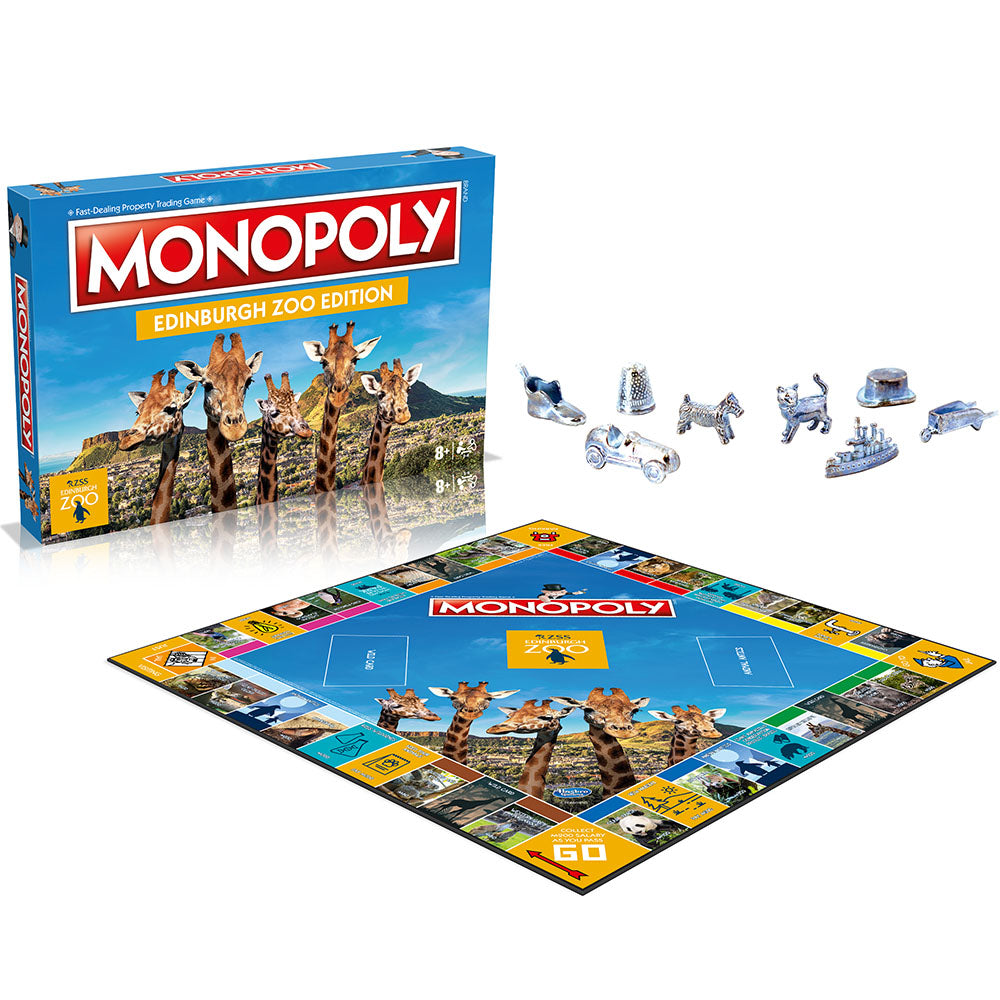 Ever wanted to own your very own portion of the zoo? Well, now you can, and from the comfort of your coffee table, with the new Monopoly Edinburgh Zoo Edition. Forget Pall Mall and Old Kent Road: this is much more fun. Choose your favourite animals to adopt, from the western grey kangaroo to the giant panda, via geckos, armadillos, tigers and more. Build the enclosures and habitats they need to thrive. Instead of Community Chest and Chance, use Wild Cards and Animal Antics to get ahead of your opponents.
