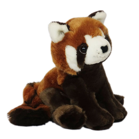 This red panda by Nature Planet is so soft and cuddly. By purchasing this red panda you will be supporting an education project in Indonesia through Plan International.  The red panda toy stands approximately 22cm (7.5") tall.  Please note: Due to shortages in supply, current stock may not include an Edinburgh Zoo logo on the label. We hope that this is only a temporary situation.