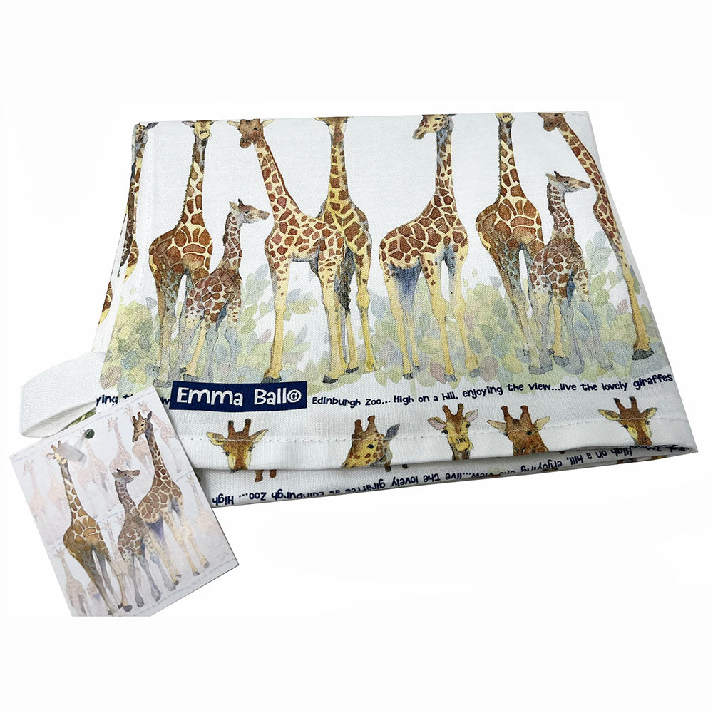 Emma Ball Giraffes Tea Towel
