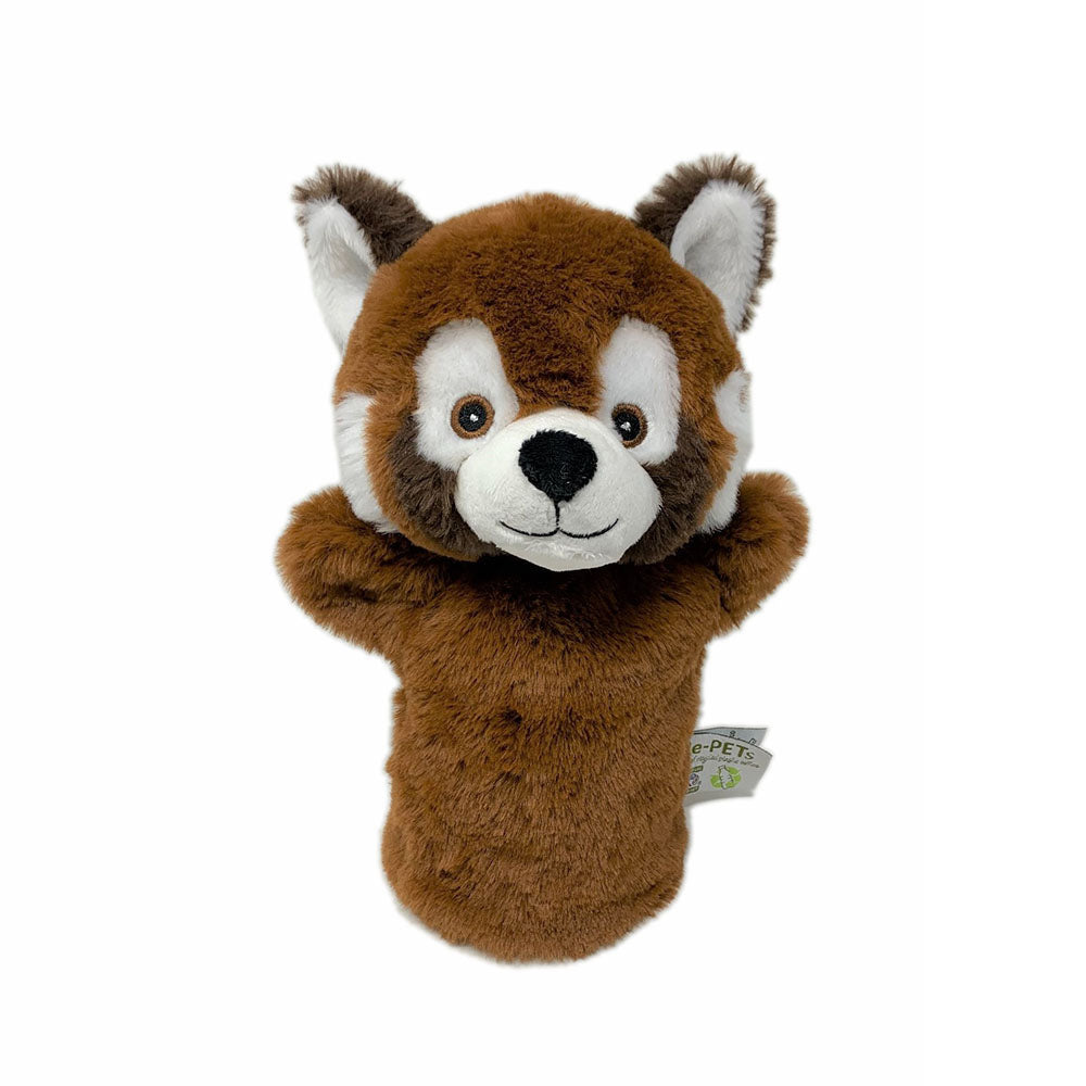 This fun Red Panda hand puppet by Nature Planet is a perfect gift for any animal lover! Made from 100% recycled materials for eco friendly fun. 23cm Tall Hand Wash