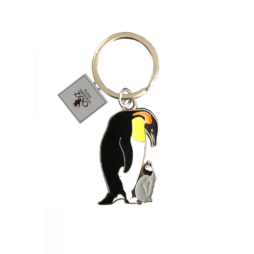 A range of high quality metal keyrings branded with the official Edinburgh Zoo logo. Dimensions: 12 x 5cm. Available in penguin, red panda, tiger and flamingo designs.