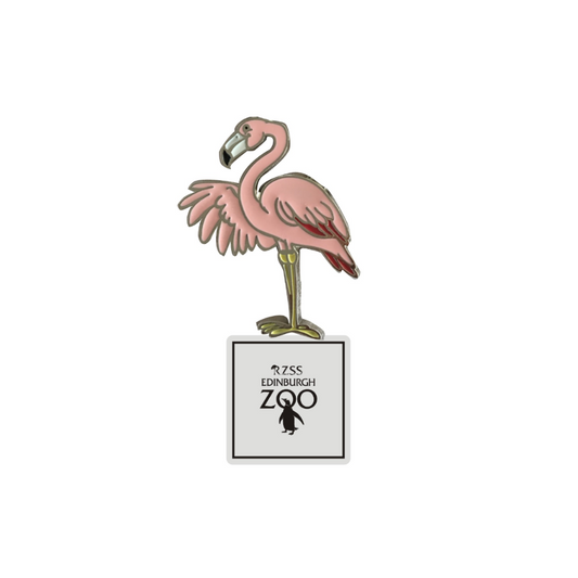 A range of high quality metal magnets branded with the official Edinburgh Zoo logo. Dimensions: 12 x 5cm. Available in penguin, red panda, tiger and flamingo designs.