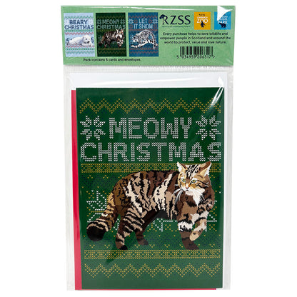 RZSS Christmas card 2026 pack of 6