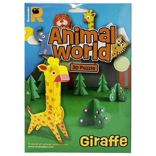 Giraffe animal world 3D puzzle