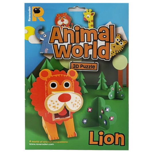 Lion animal world 3D puzzle