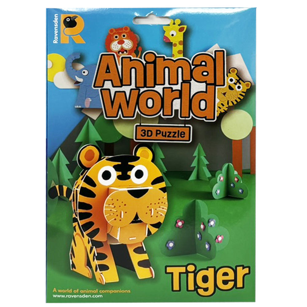 Tiger animal world 3D puzzle