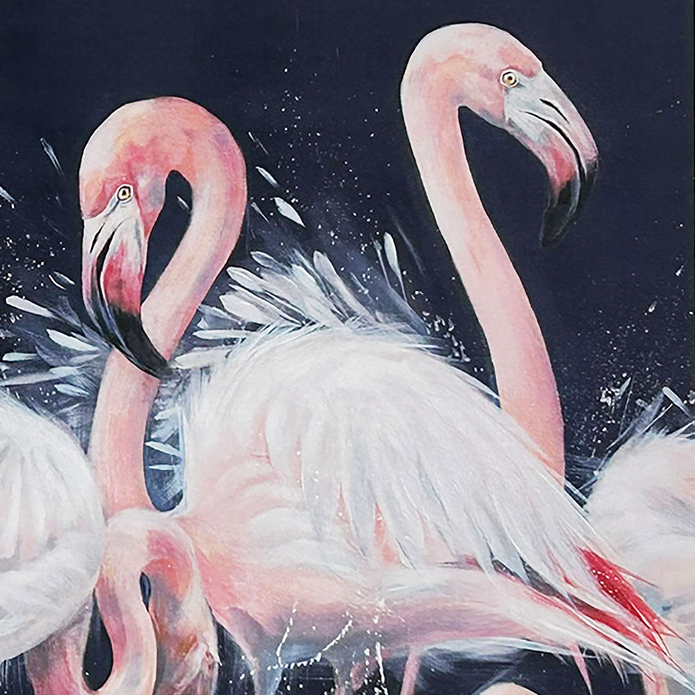 Ally Smith is a local Edinburgh based artist who has always been inspired to paint nature. Ally paints in contemporary bright, bold colours, creating characterful animal studies.  This Flamingo Notebook is perfect for all your lists, drawings and doodles.  A5 Spiral bound, blank pages.