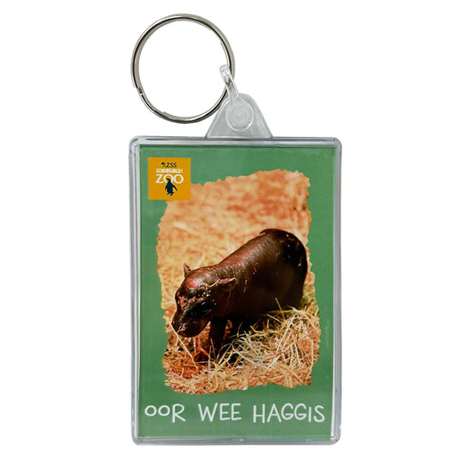 Oor Wee Haggis the Hippo Photo Key Ring