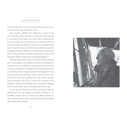 A life on our planet book by David Attenborough