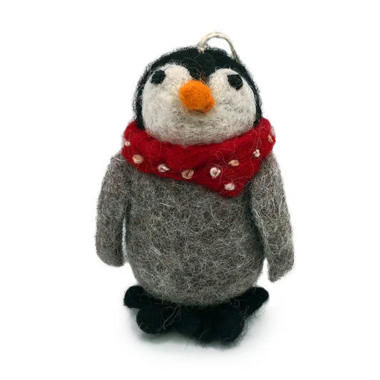 Felt Mini Penguin Pocket Pal Hanging Decoration