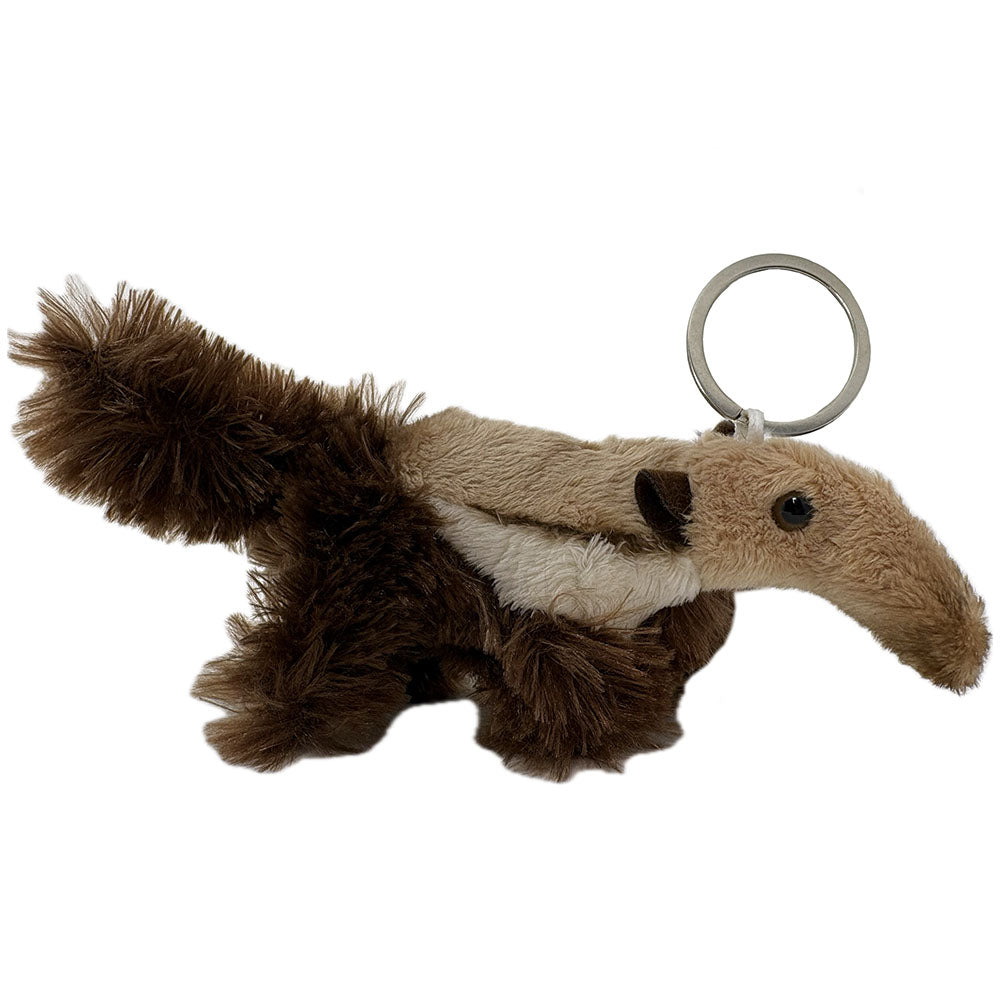 Anteater plush key ring