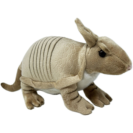 <p data-mce-fragment="1">Get ready to cuddle up with Armadillo, the softest and fluffiest armoured toy around! This 28cm cutie features a textured back, plush tummy, and a playful pink nose. Perfect for all ages, this armadillo will bring joy to anyone who snuggles with it.</p>