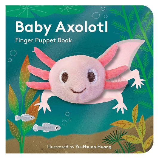 Baby Axolotl Finger Puppet Book