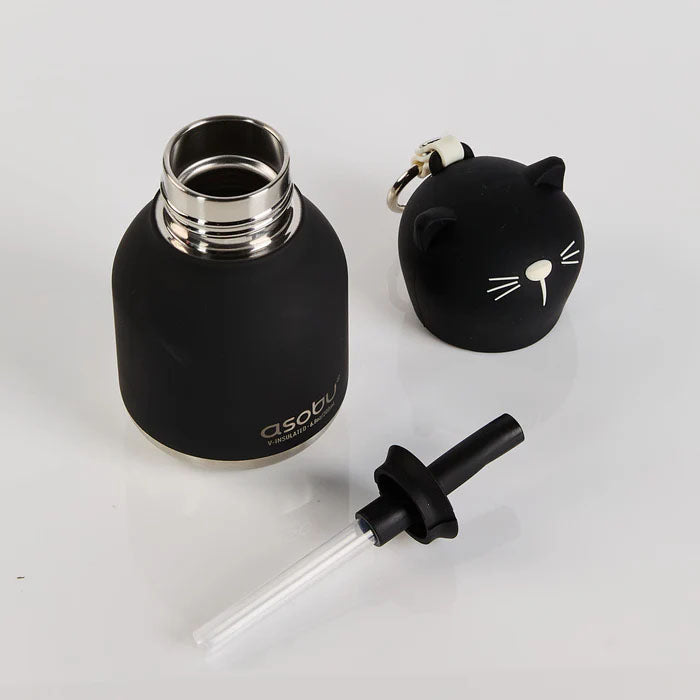 Black cat mini bestie water bottle 200ml