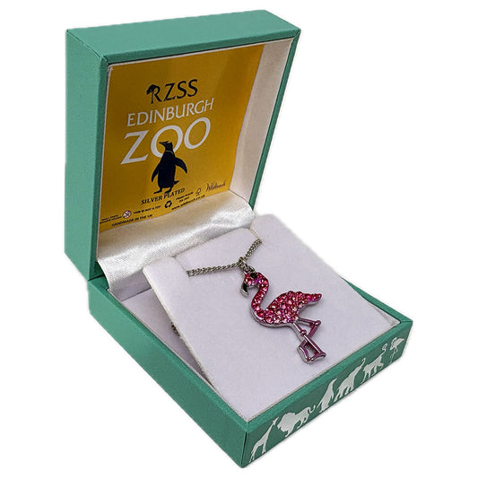 Edinburgh Zoo Boxed Flamingo Pendant