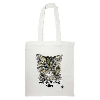 Wildcat Kitten Tote Bag by Catherine Redgate