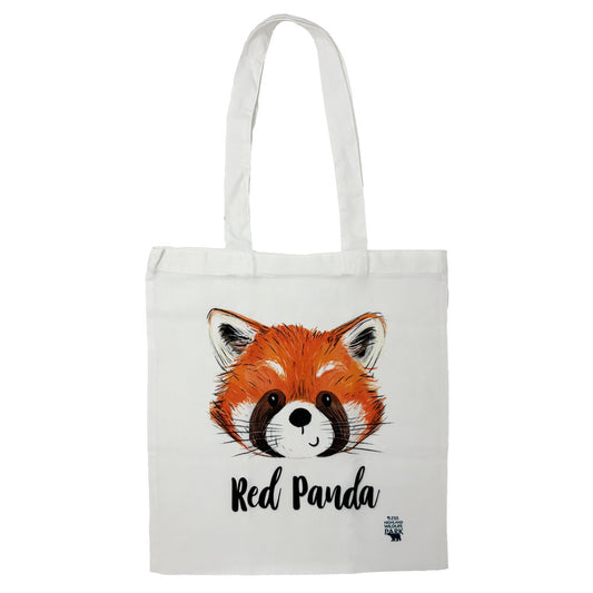 Highland Wildlife Park red panda tote bag by Catherine Redgate