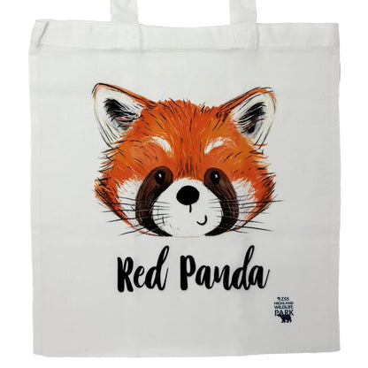 Highland Wildlife Park red panda tote bag by Catherine Redgate