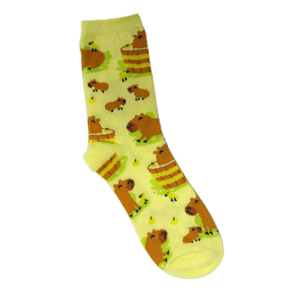 Capybara Socks in a Tube Size UK3-6