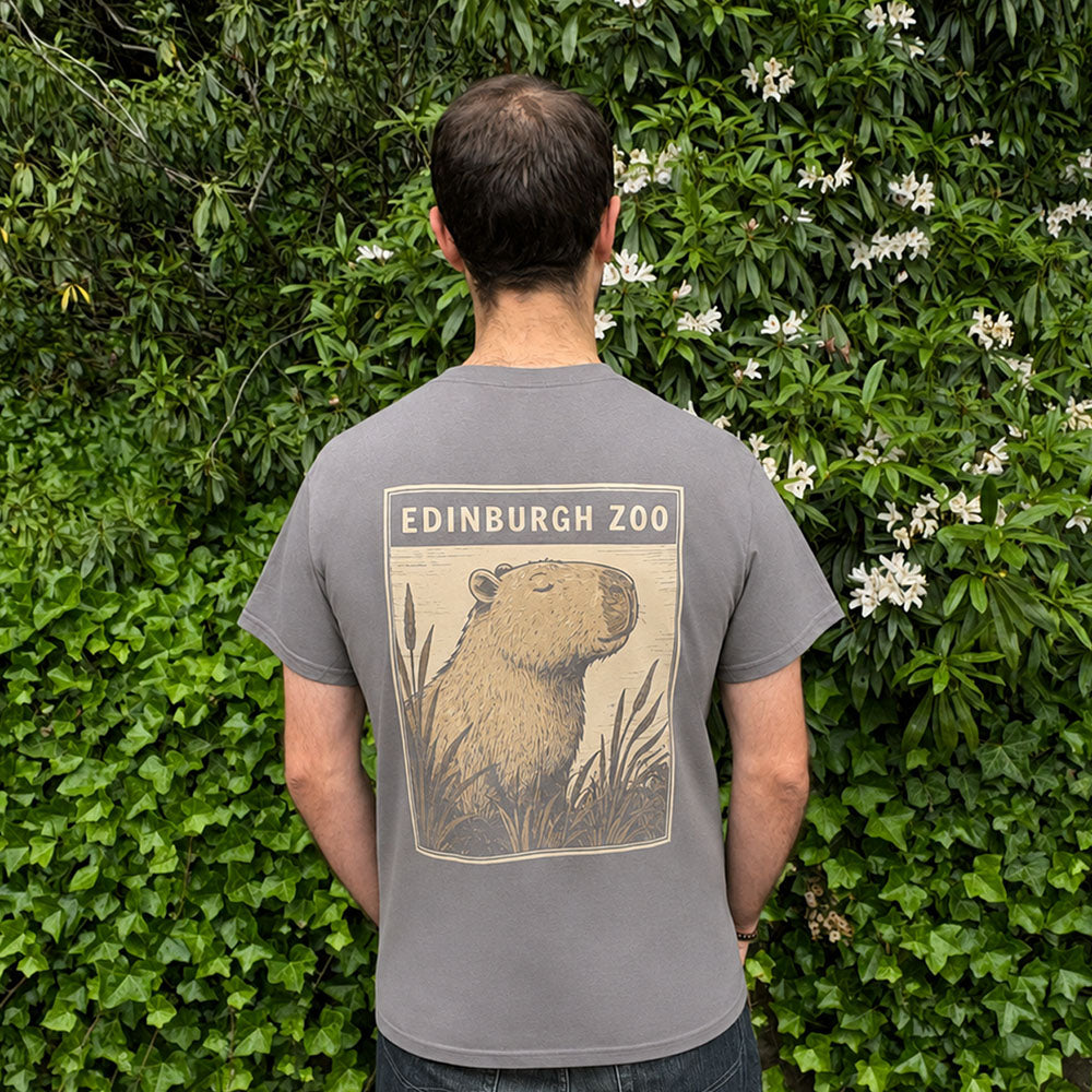 Edinburgh Zoo capy t-shirt - charcoal