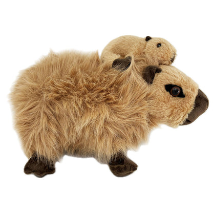Mum and baby capybara 23cm