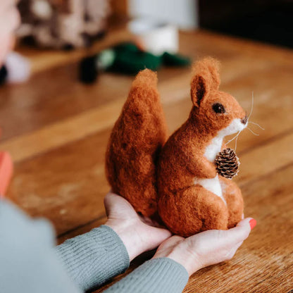 Highland Red Squirrel Needle Felting Kit