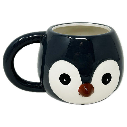 Cutiemal Penguin Head Mug