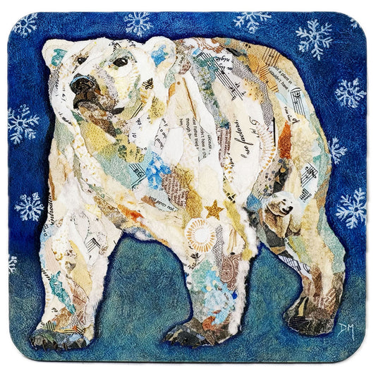 Dawn Maciocia Polar Bear Coaster