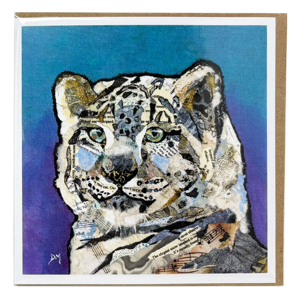 Dawn Maciocia Snow Leopard Card