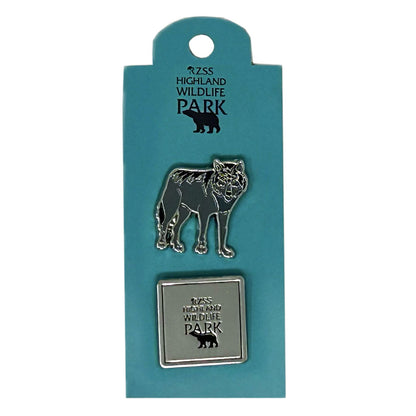 Highland Wildlife Park Shaped Shaped Duo Pin Badges