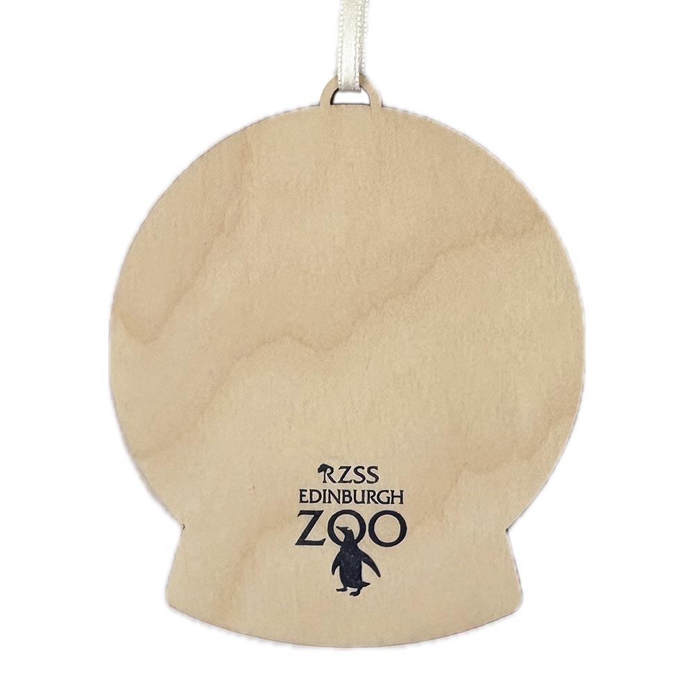 Edinburgh Zoo Capybara Snow Globe Hanging Decoration