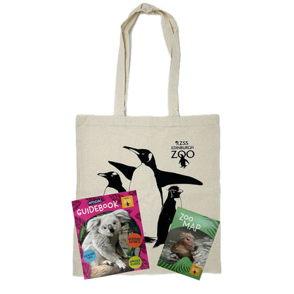 Edinburgh Zoo Essentials Pack - Map, Guidebook & Bag