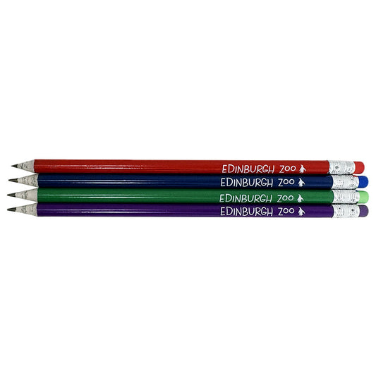 Edinburgh Zoo recycled pencil with eraser
