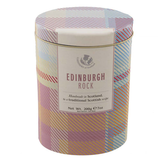 Edinburgh Rock in Tartan Tin 200g